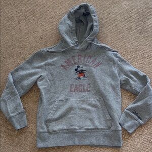 American Eagle Outfitters Gray Sweatshirt Hoodie